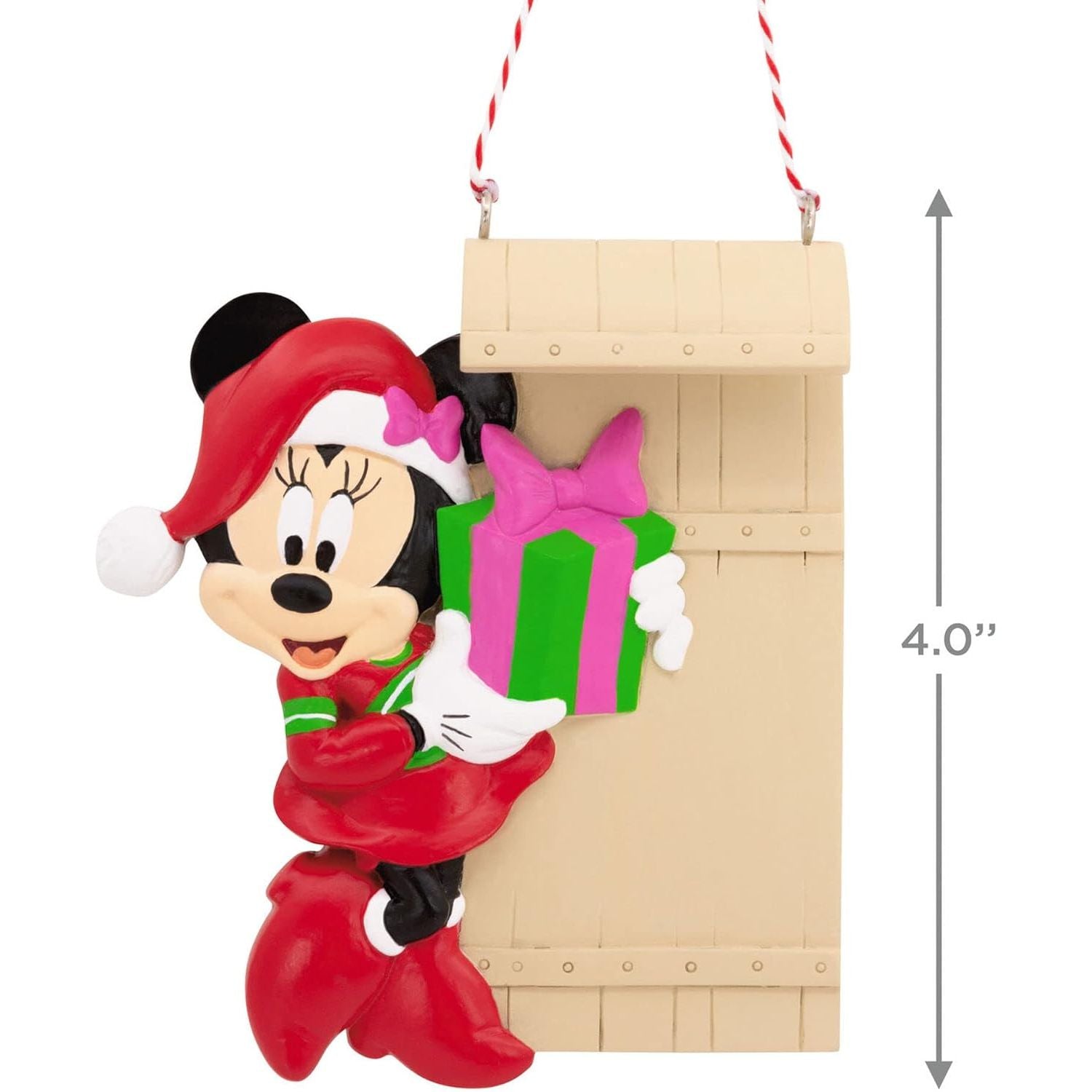 Disney Minnie Mouse with Sled Personalized Hallmark Ornament