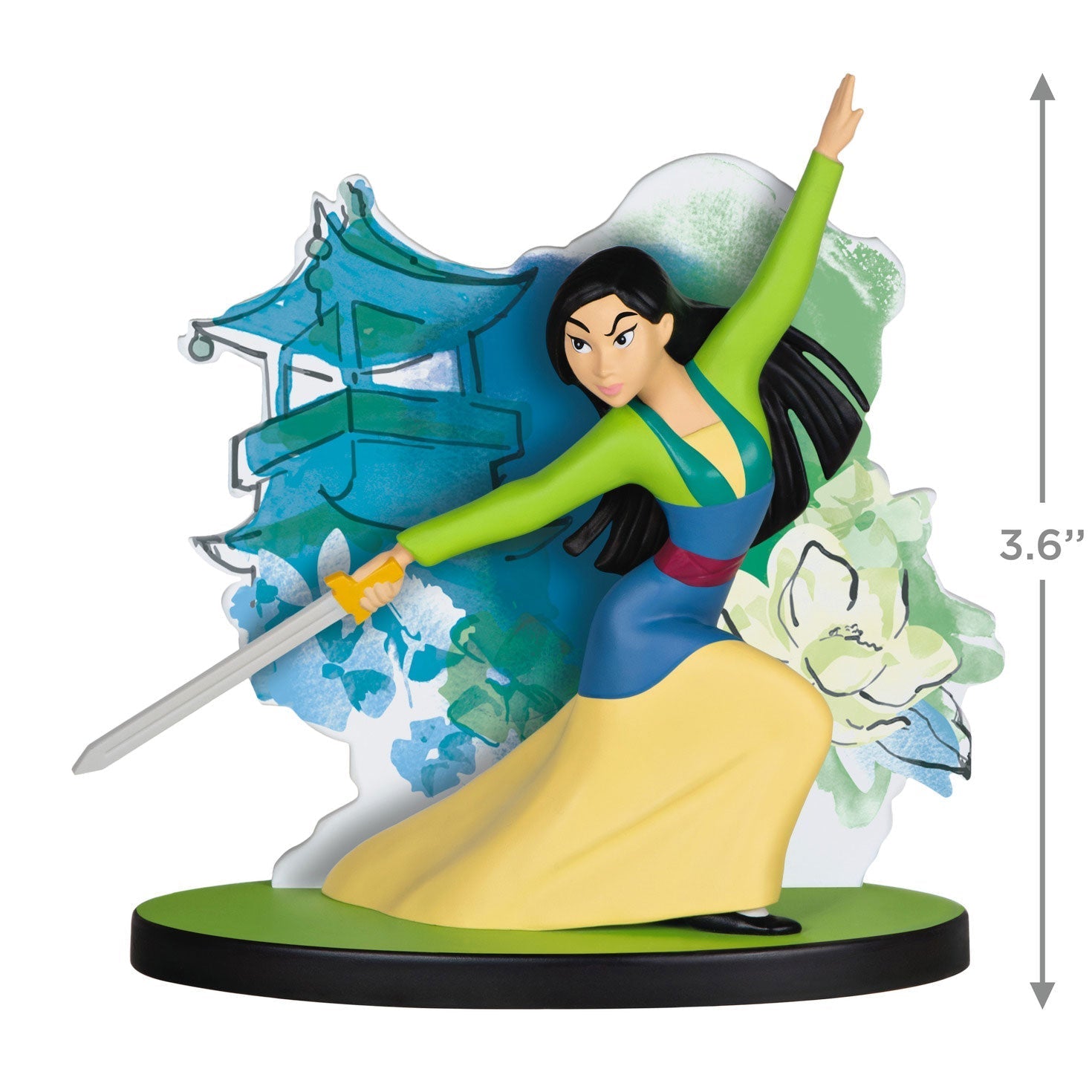 Disney Mulan 25th Anniversary Heart of a Warrior, 2023 Keepsake Ornament