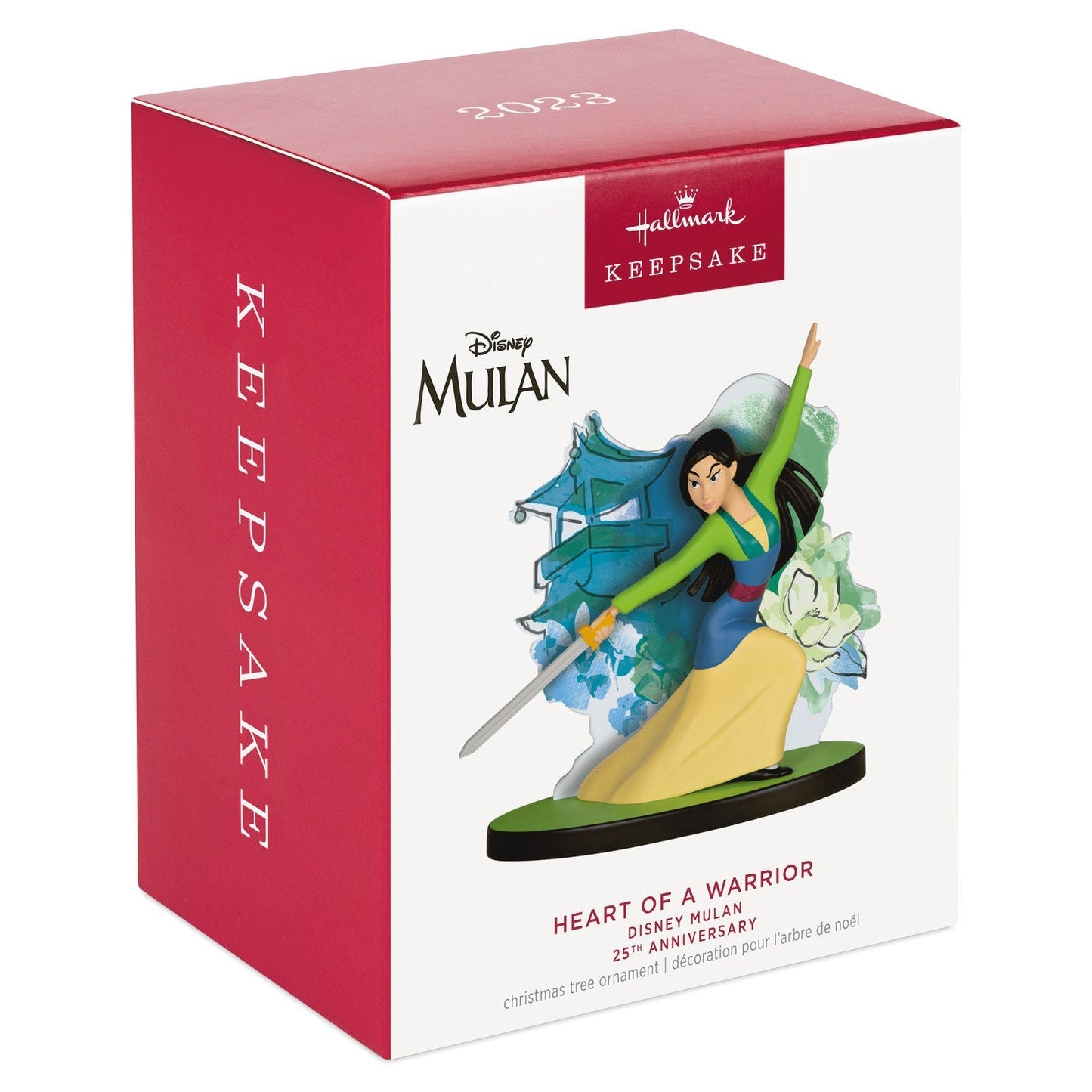 Disney Mulan 25th Anniversary Heart of a Warrior, 2023 Keepsake Ornament