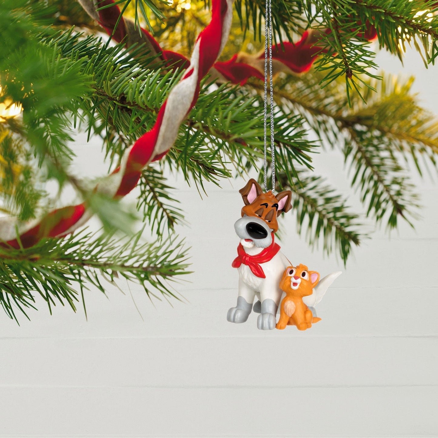 Disney Oliver and Company 35th Anniversary Oliver and Dodger, 2023 Keepsake Ornament