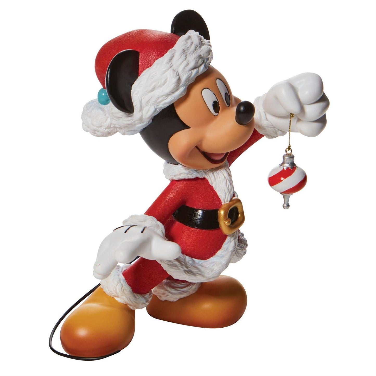 Disney Showcase Couture de Force Modern Santa Mickey Mouse Figurine, 8.27 Inch