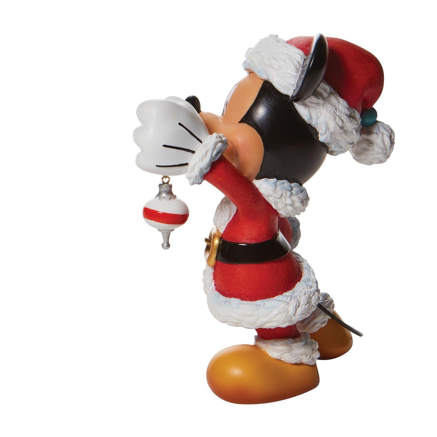 Disney Showcase Couture de Force Modern Santa Mickey Mouse Figurine, 8.27 Inch