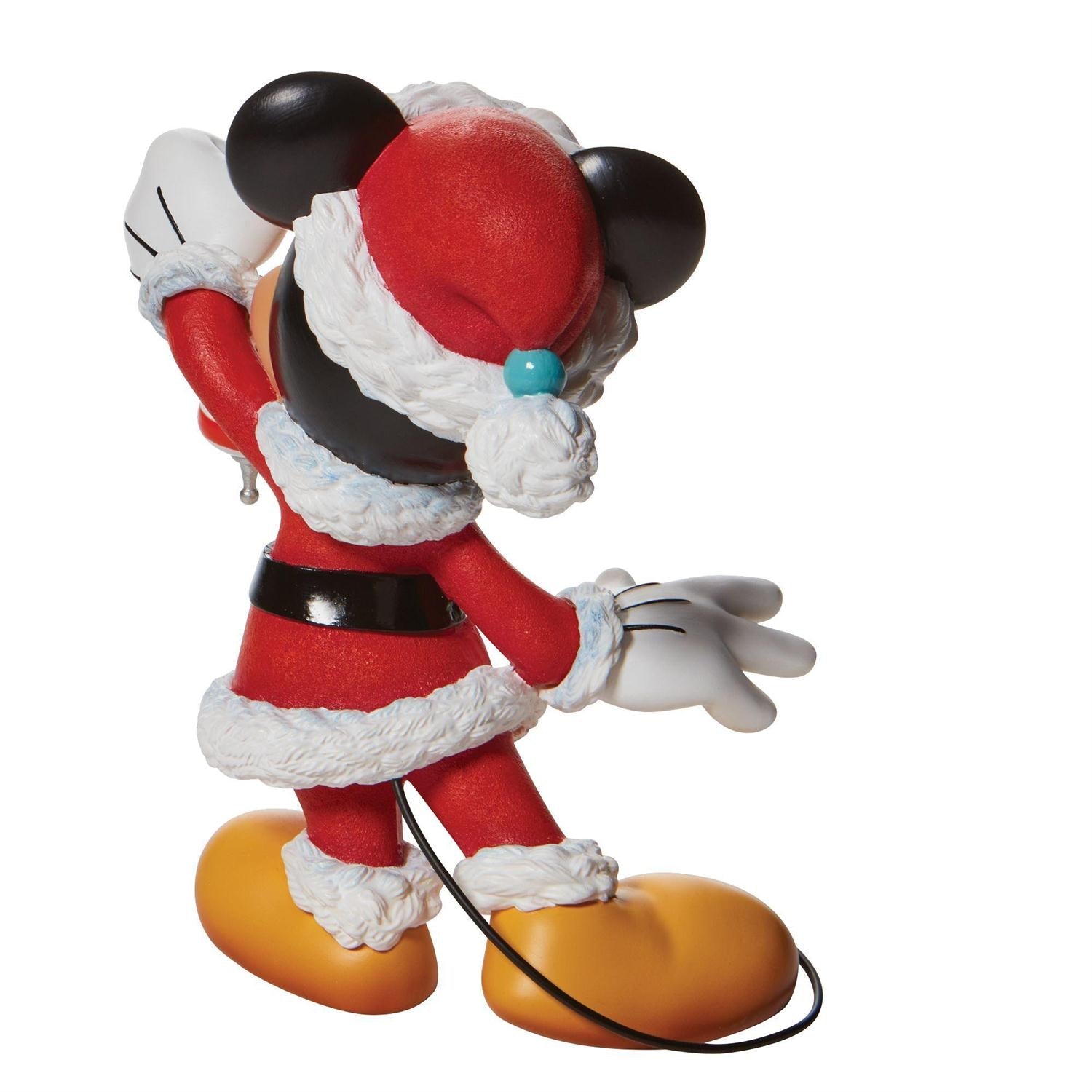 Disney Showcase Couture de Force Modern Santa Mickey Mouse Figurine, 8.27 Inch