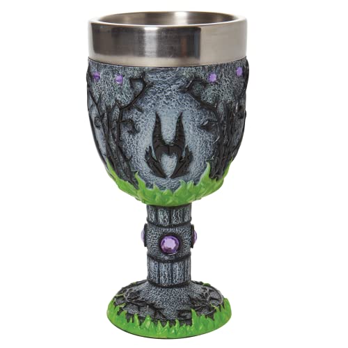 Disney Showcase Sleeping Beauty Maleficent Decorative Chalice Goblet, 7.09"