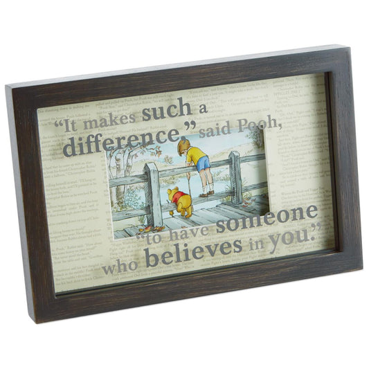 Disney Someone Who Believes in You Winnie the Pooh Framed Print