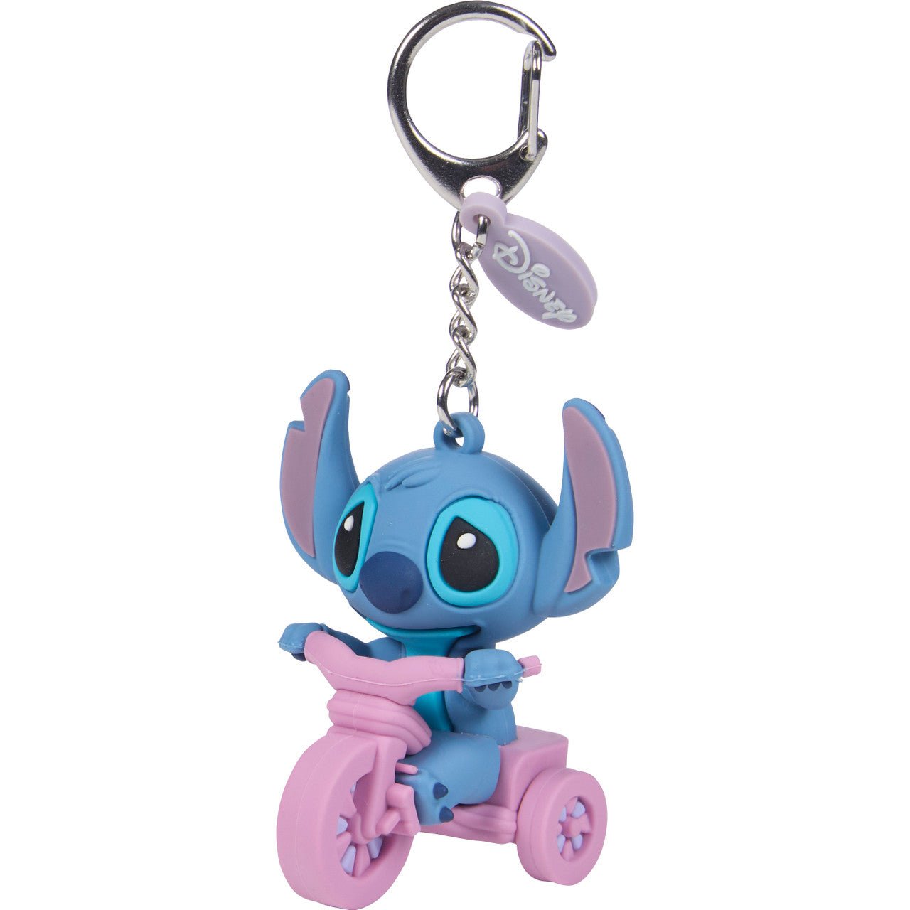 Disney Stitch on Tricycle Backpack Clip