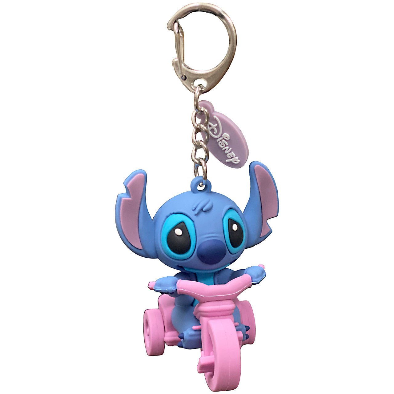 Disney Stitch on Tricycle Backpack Clip
