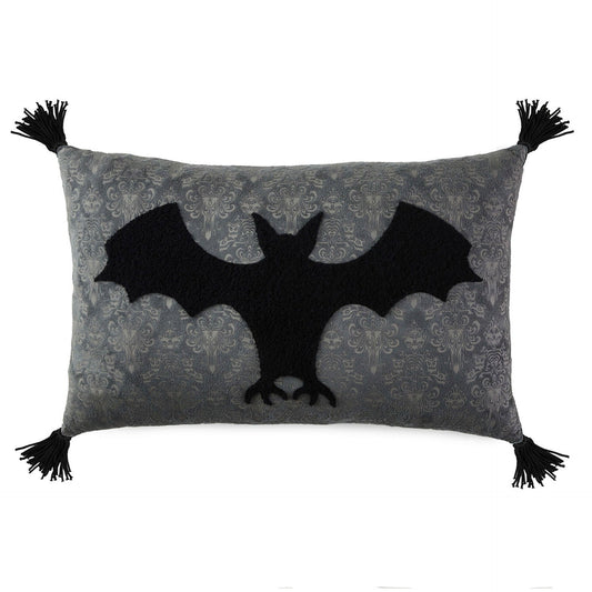 Disney The Haunted Mansion Glow-in-the-Dark Bat Pillow, 12x20