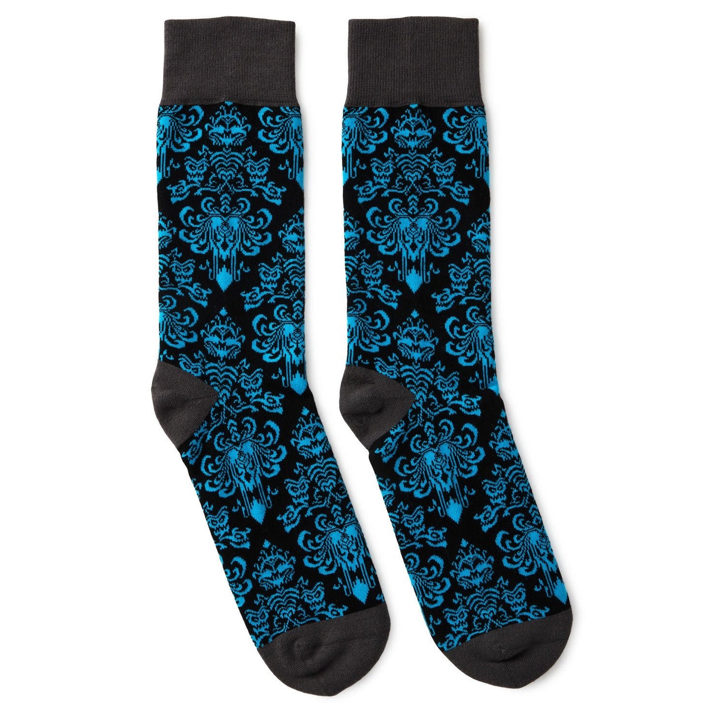 Disney The Haunted Mansion Wallpaper Crew Socks