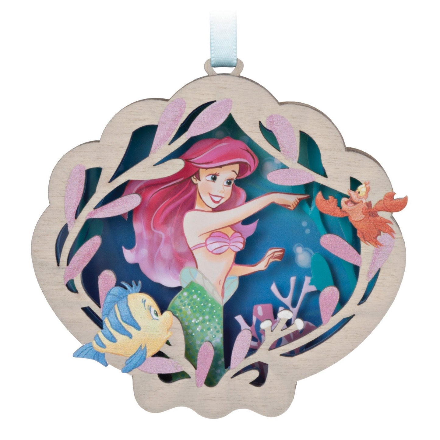 Disney The Little Mermaid Ariel and Friends Papercraft, 2023 Keepsake Ornament