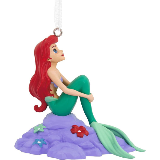 Disney The Little Mermaid Ariel on Rock Hallmark Ornament