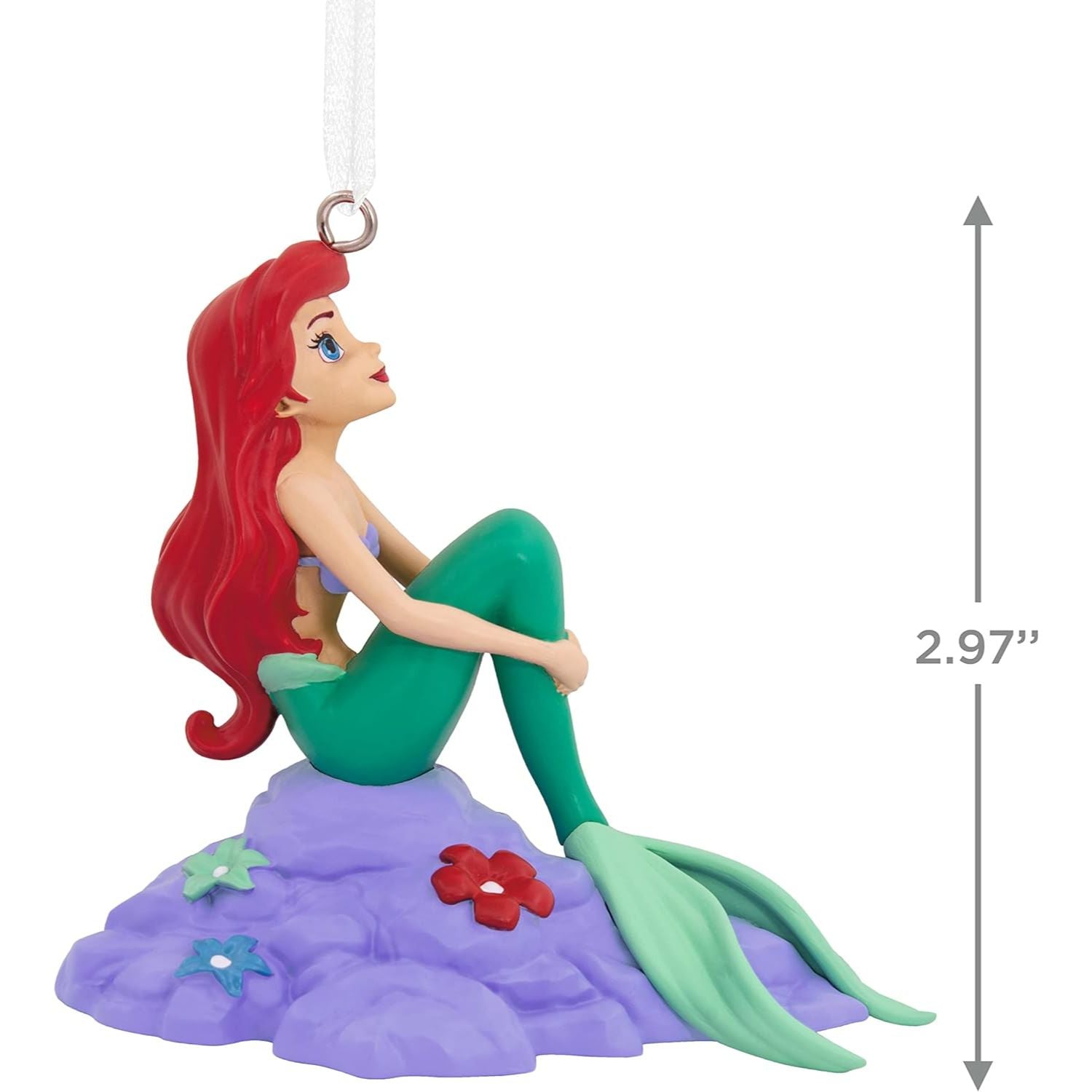 Disney The Little Mermaid Ariel on Rock Hallmark Ornament