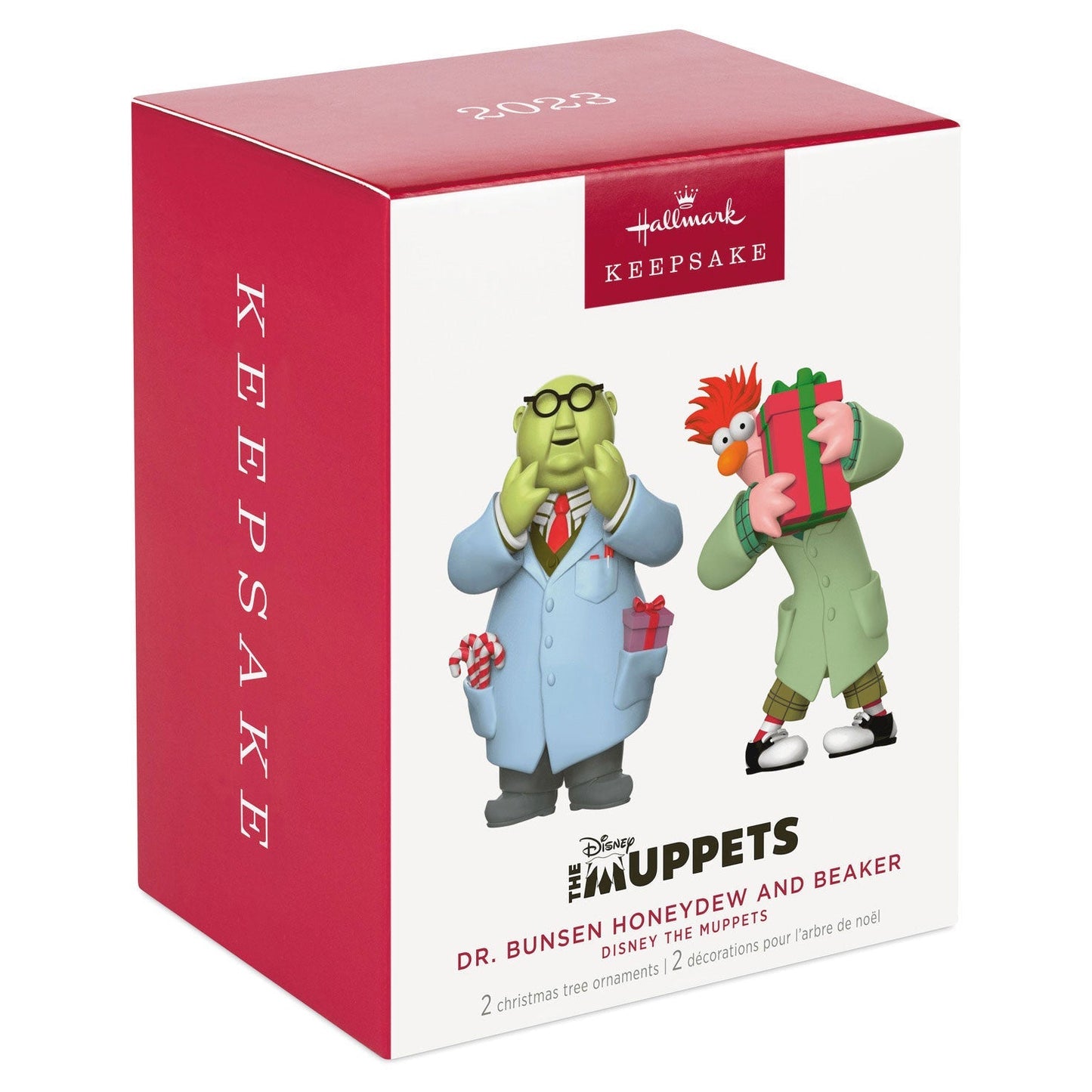 Disney The Muppets Dr. Bunsen Honeydew and Beaker, 2023 Keepsake Ornaments, Set of 2