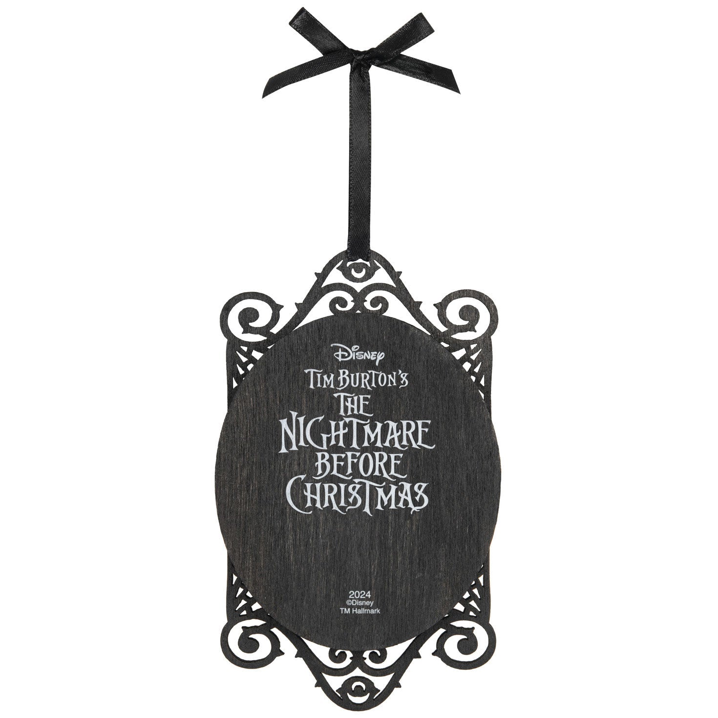 Disney Tim Burton's The Nightmare Before Christmas Jack and Sally Papercraft 2024 Keepsake Ornament