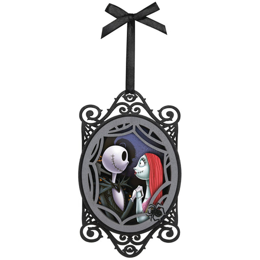 Disney Tim Burton's The Nightmare Before Christmas Jack and Sally Papercraft 2024 Keepsake Ornament