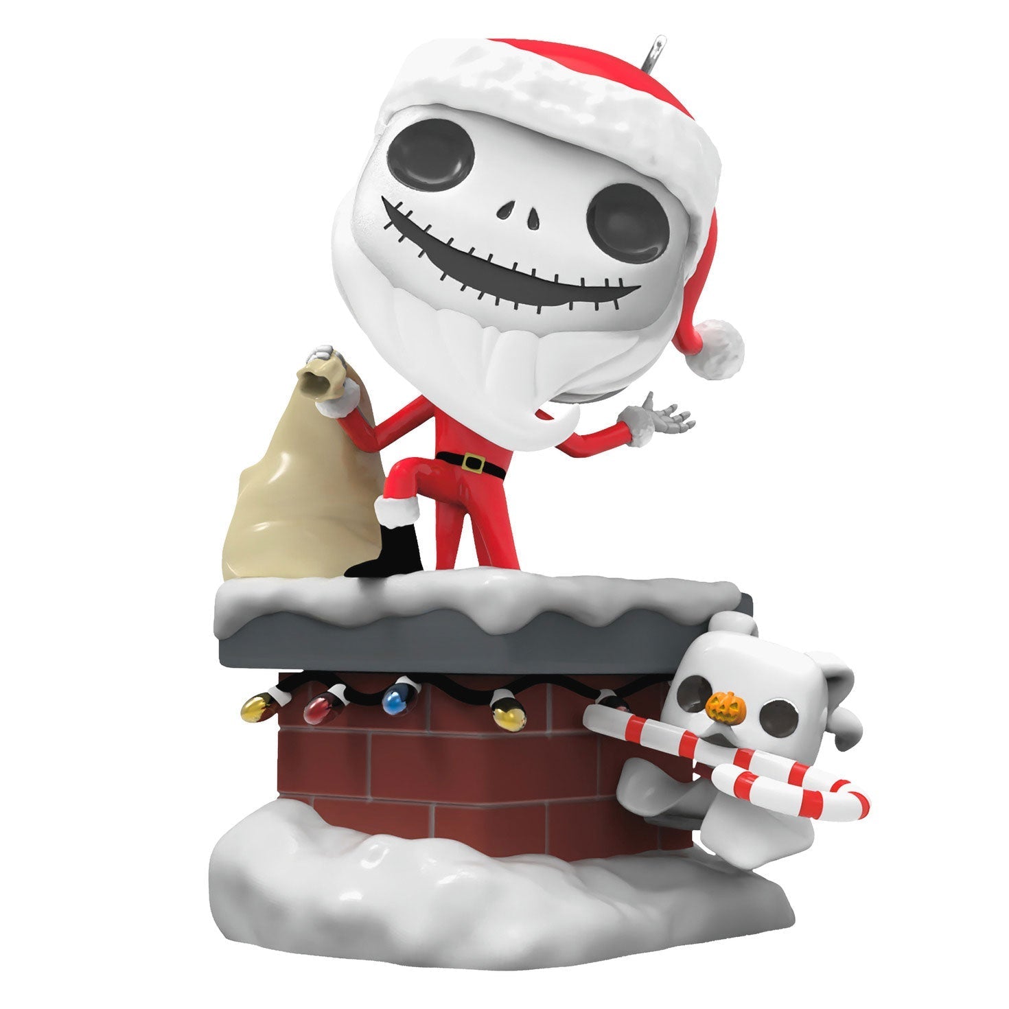 Disney Tim Burtons The Nightmare Before Christmas Jack Skellington and Zero Funko POP!, 2023 Keepsake Ornament