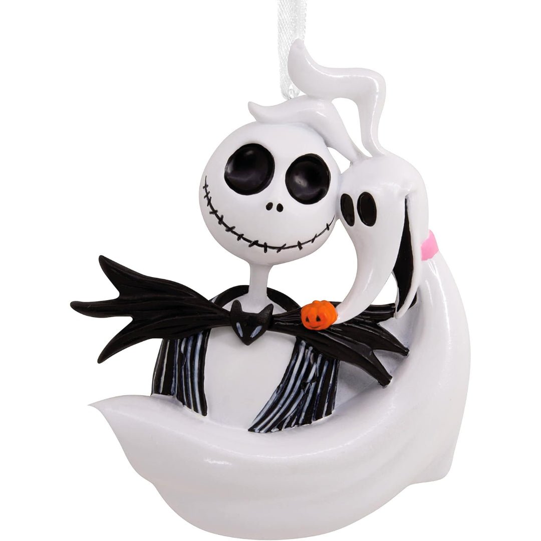 Disney Tim Burton's The Nightmare Before Christmas Jack Skellington and Zero Ornament