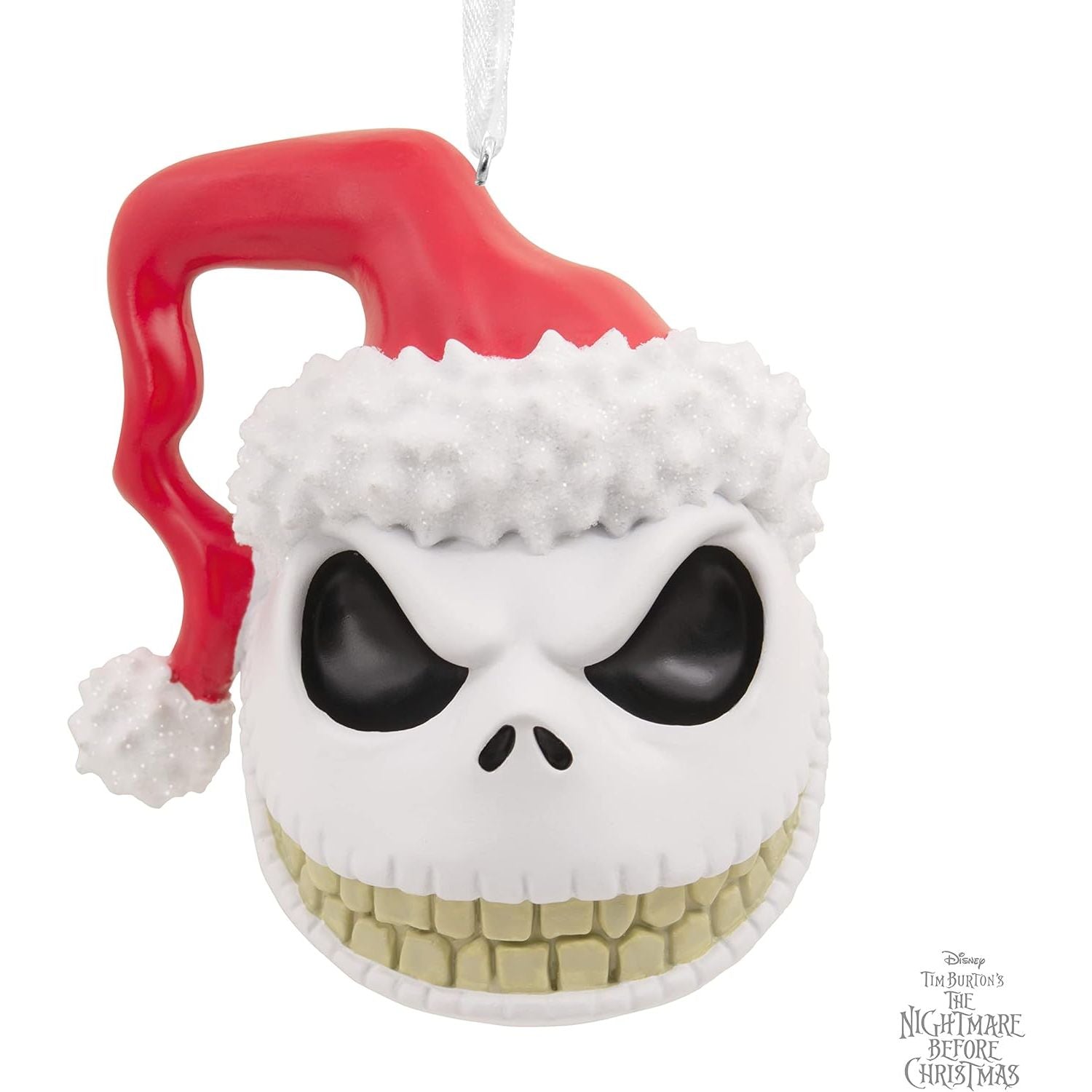 Disney Tim Burton's The Nightmare Before Christmas Jack Skellington Head Hallmark Ornament