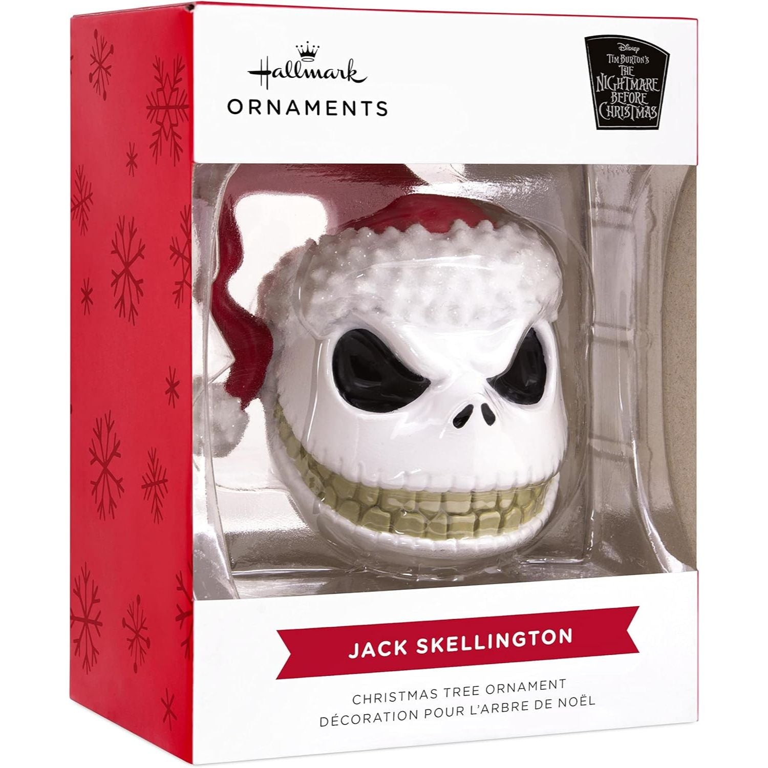 Disney Tim Burton's The Nightmare Before Christmas Jack Skellington Head Hallmark Ornament