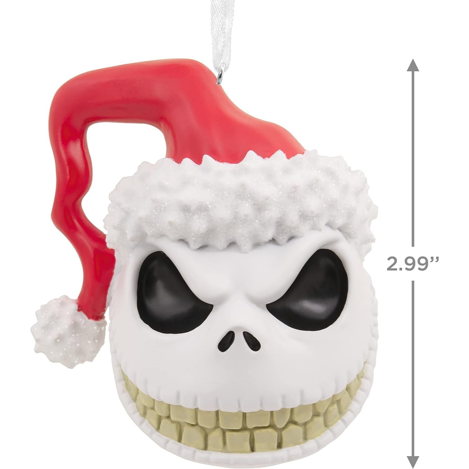 Disney Tim Burton's The Nightmare Before Christmas Jack Skellington Head Hallmark Ornament