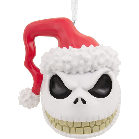 Disney Tim Burton's The Nightmare Before Christmas Jack Skellington Head Hallmark Ornament