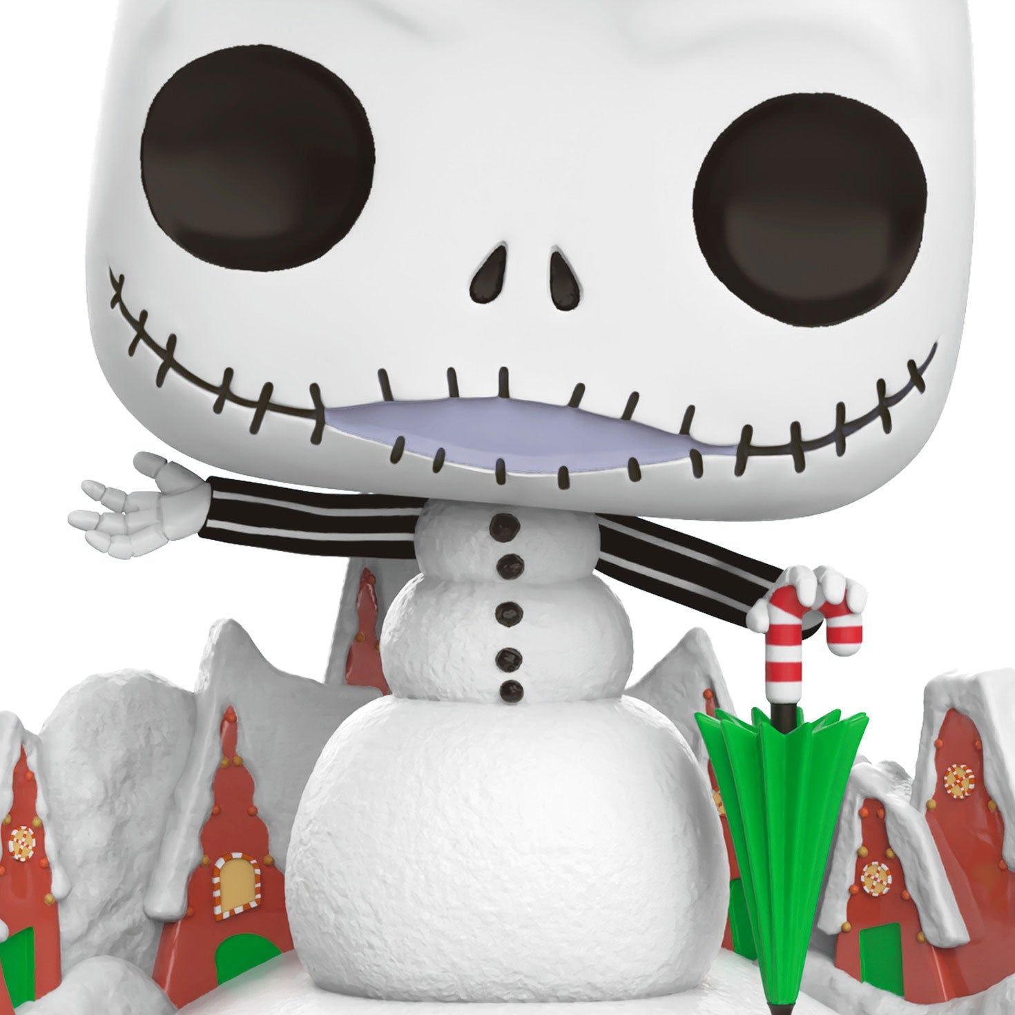 Disney Tim Burton's The Nightmare Before Christmas Jack Skellington Snowman Funko POP! 2024 Keepsake Ornament