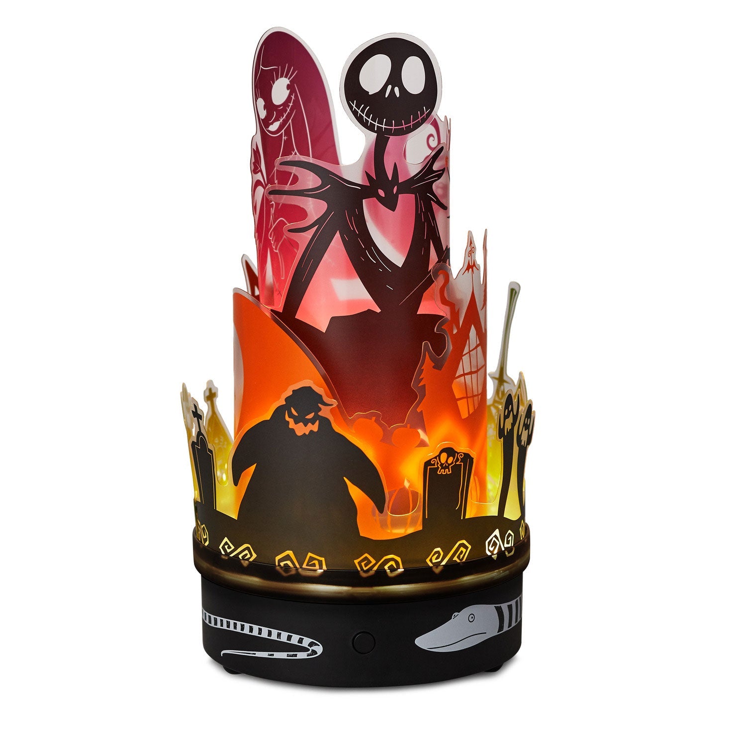 Disney Tim Burton's The Nightmare Before Christmas Rotating Lamp With Sound