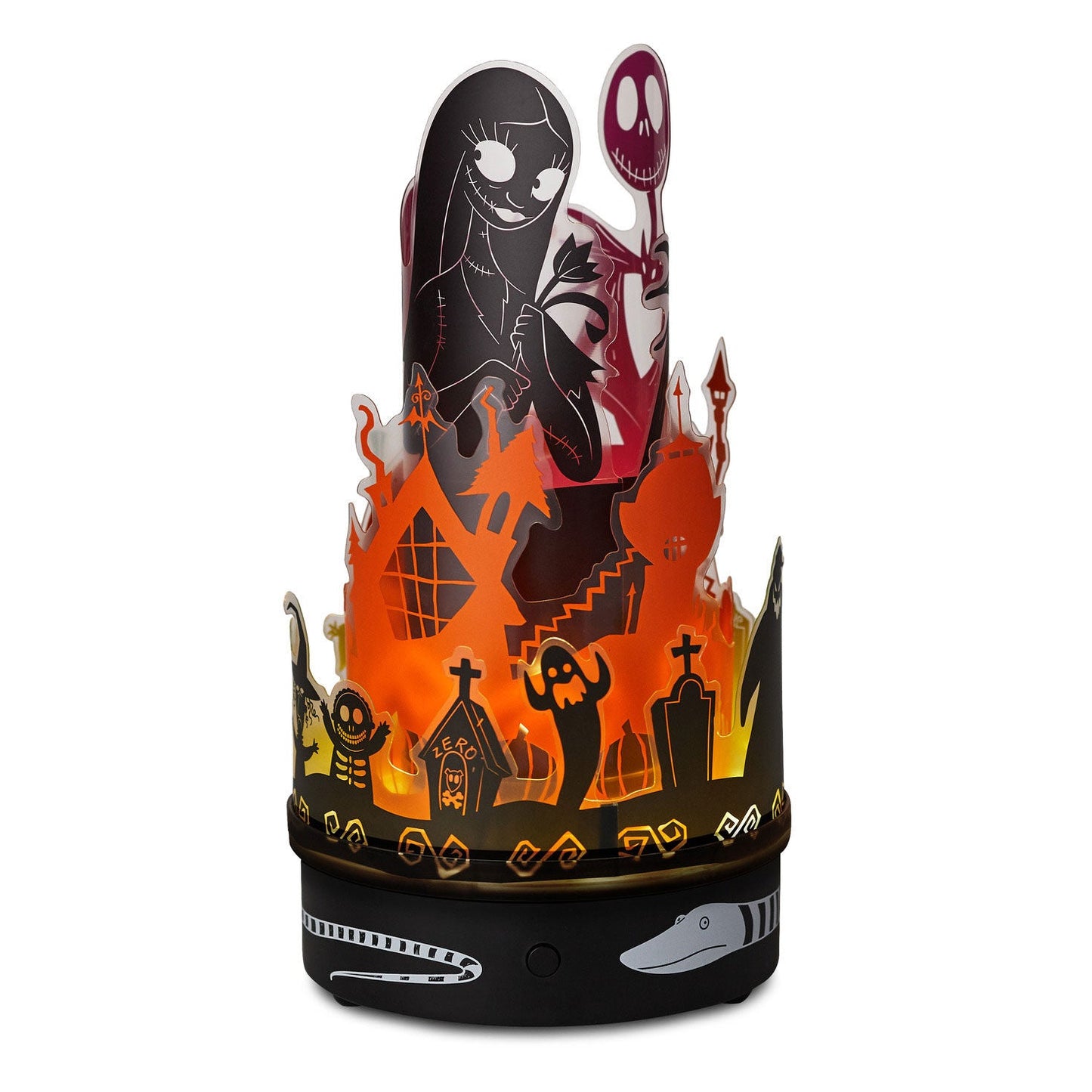 Disney Tim Burton's The Nightmare Before Christmas Rotating Lamp With Sound