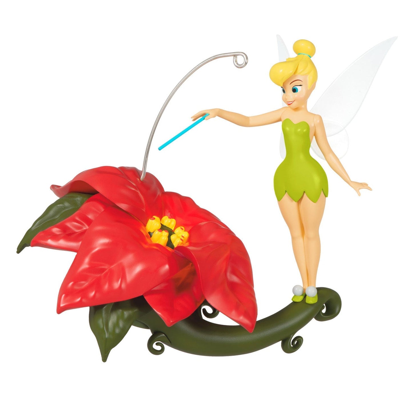 Disney Tinker Bell Pixie Dusted Poinsettia, 2023 Keepsake Ornament