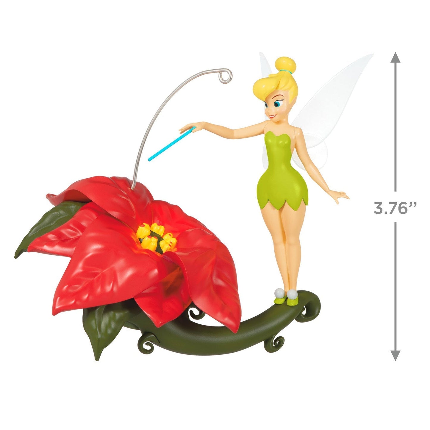 Disney Tinker Bell Pixie Dusted Poinsettia, 2023 Keepsake Ornament