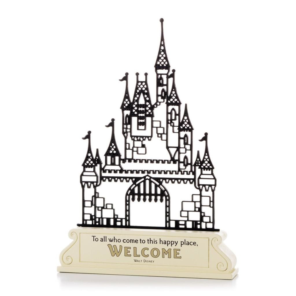 Disney "To All Who Come To This Happy Place Welcome" Castle Silhouette