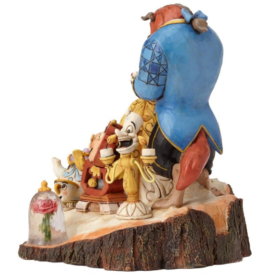 Disney Traditions by Jim Shore Beauty and the Beast Carved by Heart Figurine