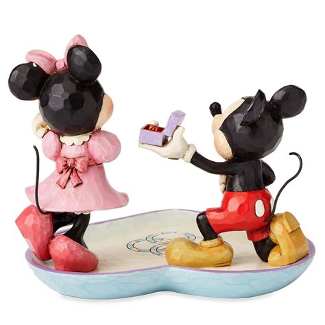 Disney Traditions by Jim Shore Mickey and Minnie Mouse a Magical Moment Ring Dish Figurine