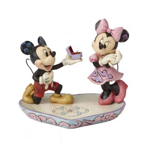 Disney Traditions by Jim Shore Mickey and Minnie Mouse a Magical Moment Ring Dish Figurine