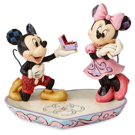 Disney Traditions by Jim Shore Mickey and Minnie Mouse a Magical Moment Ring Dish Figurine