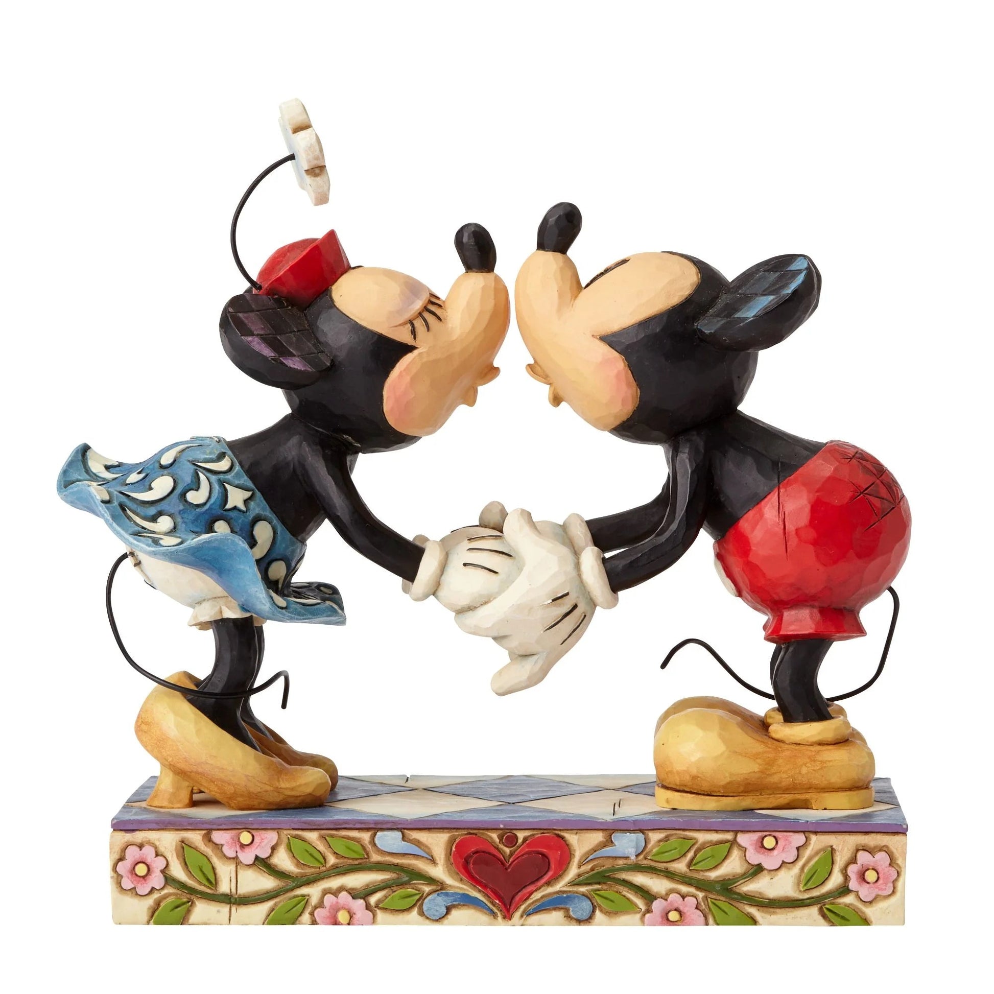 Disney Traditions by Jim Shore Mickey Mouse Kissing Minnie Figurine