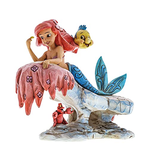 Disney Traditions by Jim Shore ‚ÄúThe Little Mermaid‚Äù 25th Anniversary Stone Resin Figurine, 6.25‚Äù