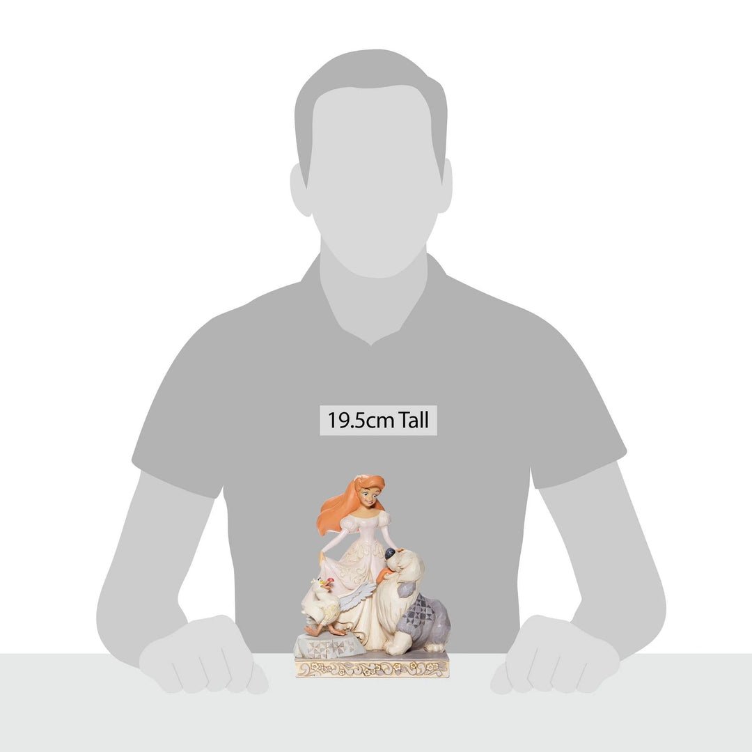 Disney Traditions by Jim Shore White Woodland The Little Mermaid Ariel, Max and Scuttle Figurine