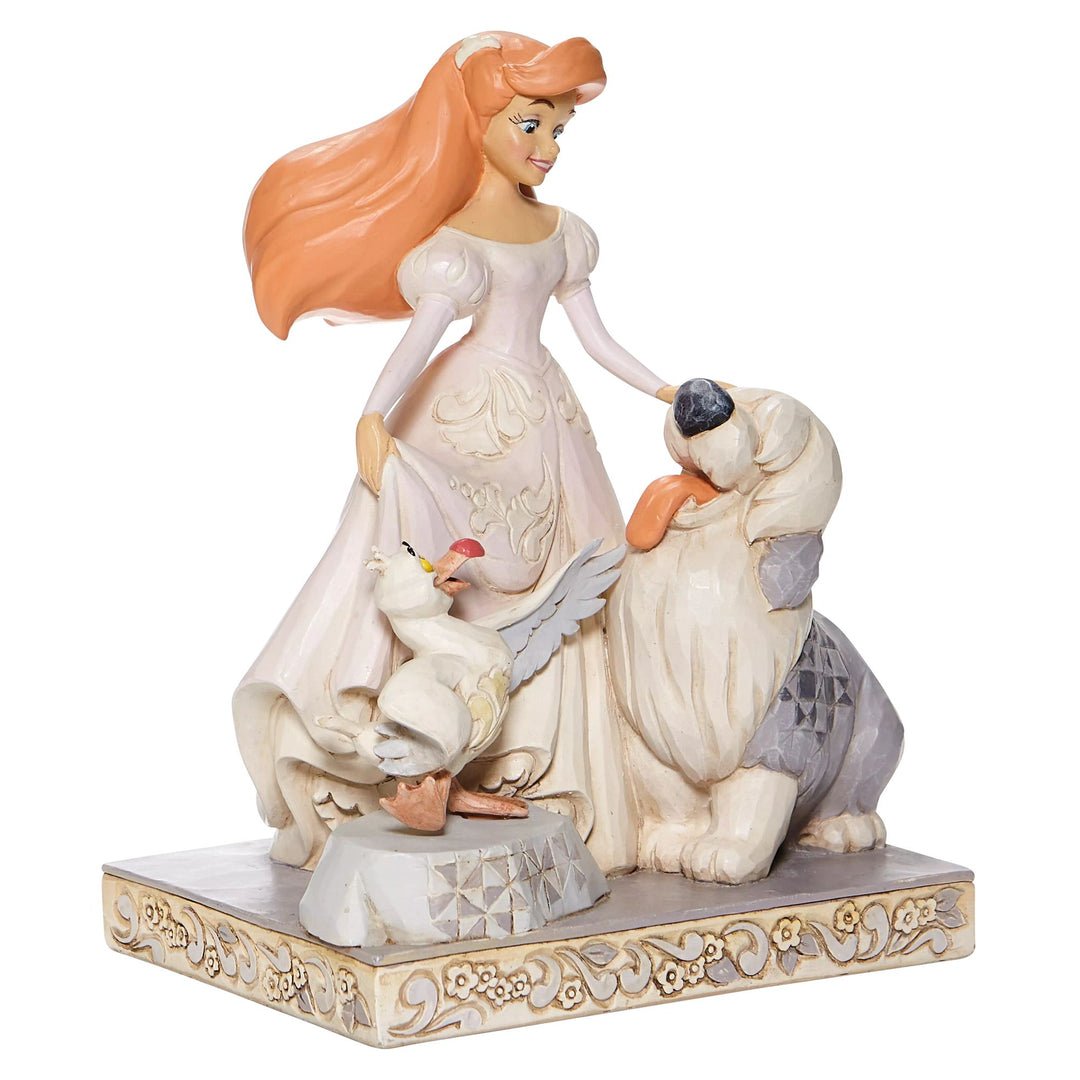 Disney Traditions by Jim Shore White Woodland The Little Mermaid Ariel, Max and Scuttle Figurine