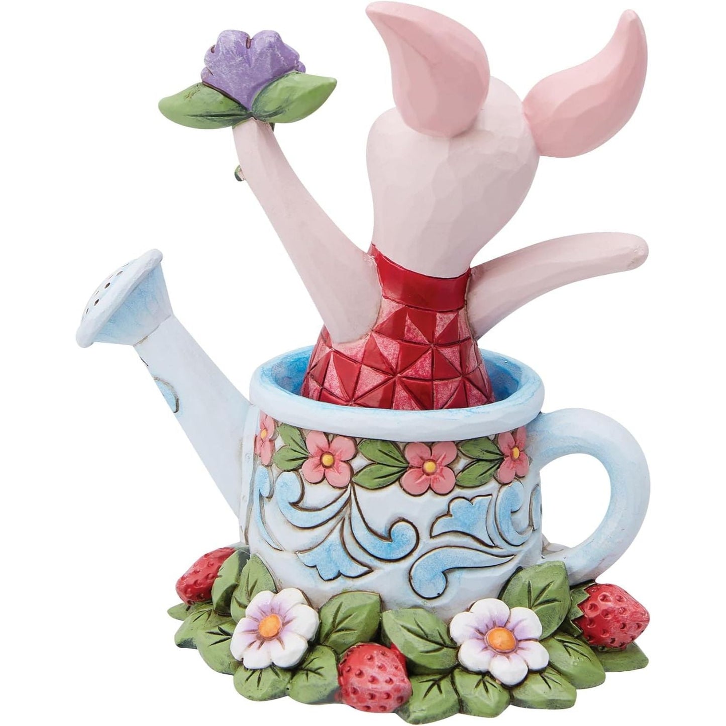 Disney Traditions by Jim Shore Winnie The Pooh Piglet in Watering Can Figurine, 4.5"
