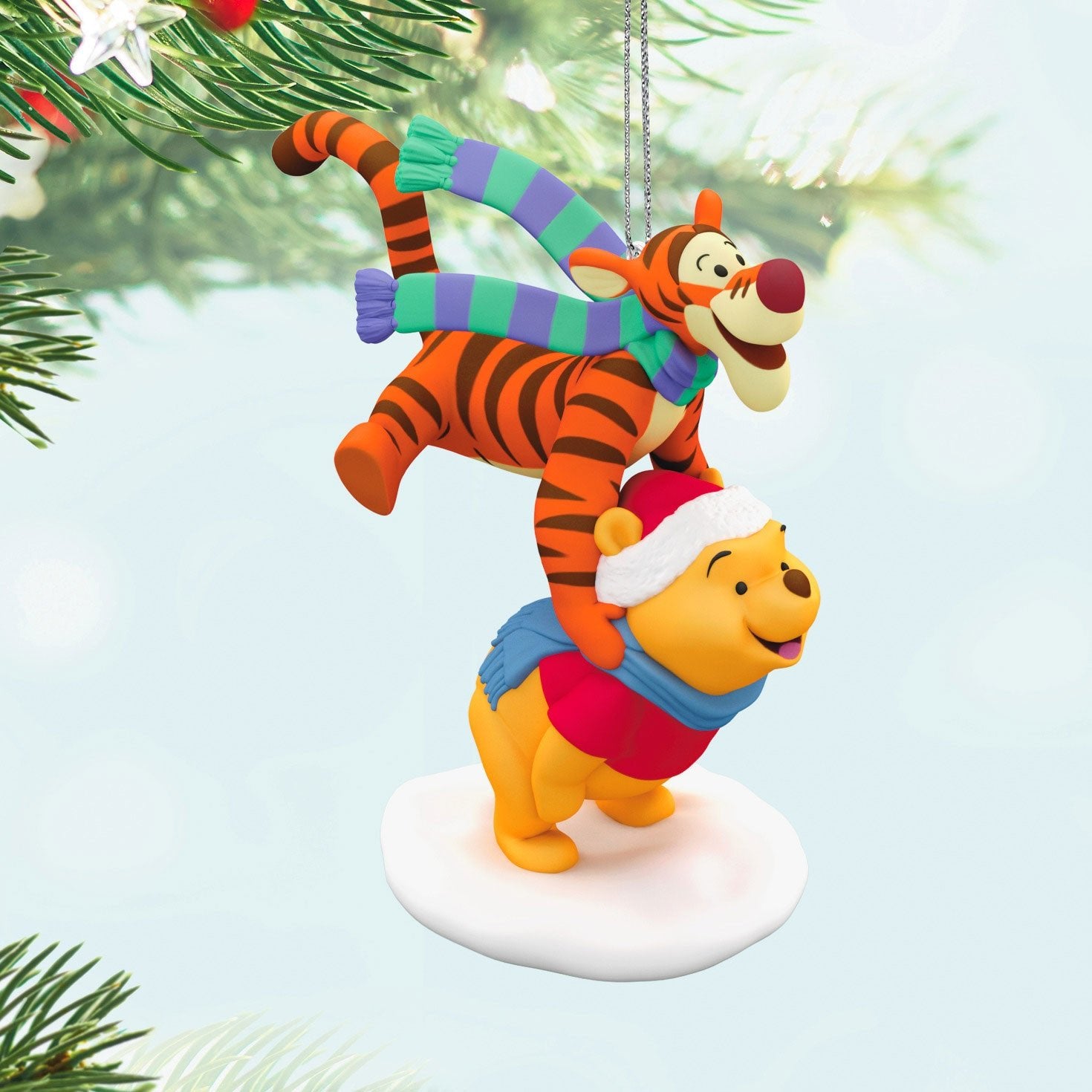 Disney Winnie the Pooh Leapfrogging Friends 2024 Keepsake Ornament