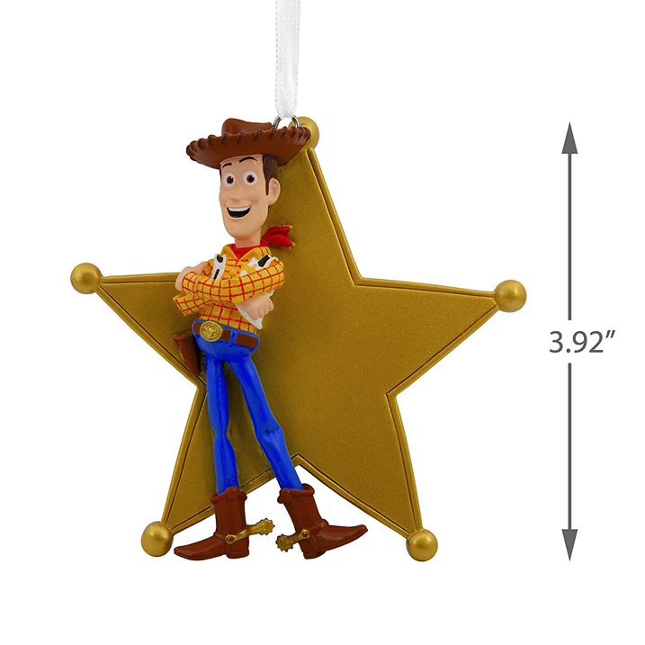 Disney/Pixar Toy Story Woody Sheriff's Badge Personalized Hallmark Ornament