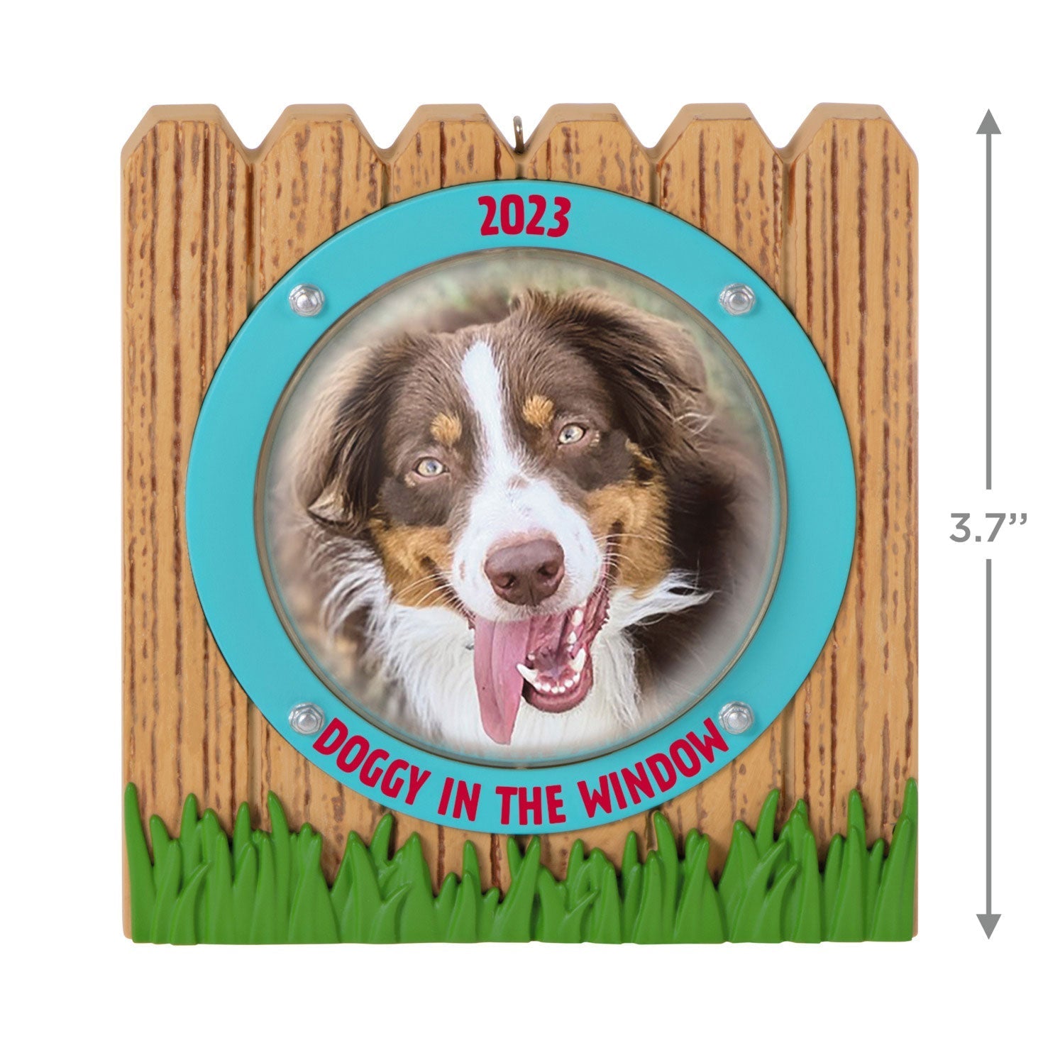 Doggy in the Window 2023 Photo Frame, 2023 Keepsake Ornament