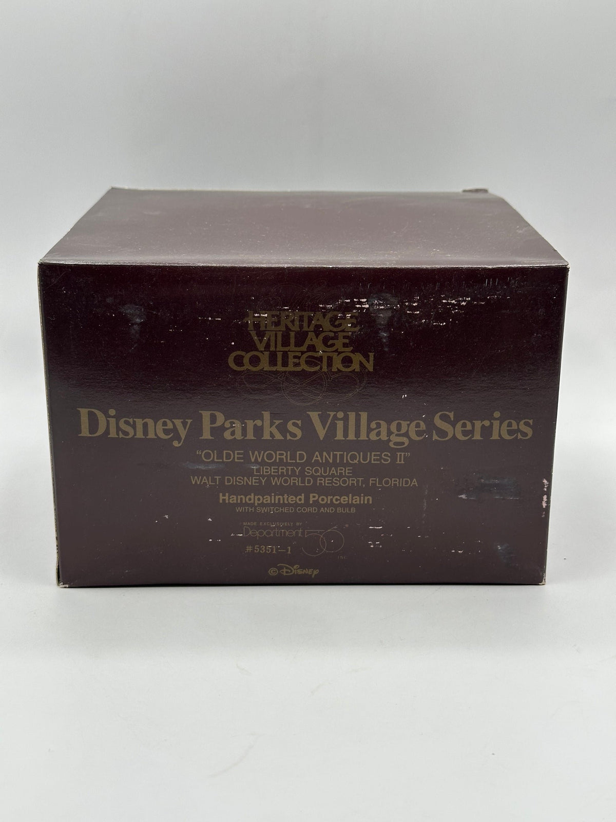 Department 56 Disney Parks Village Series “Olde World Antiques II”