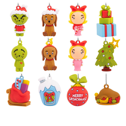 Dr. Seuss's How the Grinch Stole Christmas!™ Countdown Calendar Miniature Christmas Tree Set with 12 Mini Ornaments