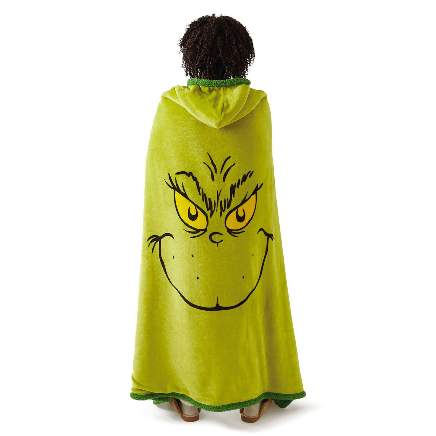 Dr. Seuss's How the Grinch Stole Christmas!™ Grinch Hooded Blanket, 70x50