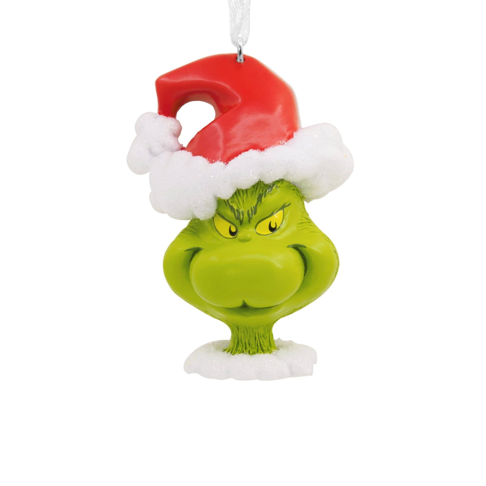 Dr. Seuss's How the Grinch Stole Christmas! Grinch in Santa Hat Hallmark Ornament