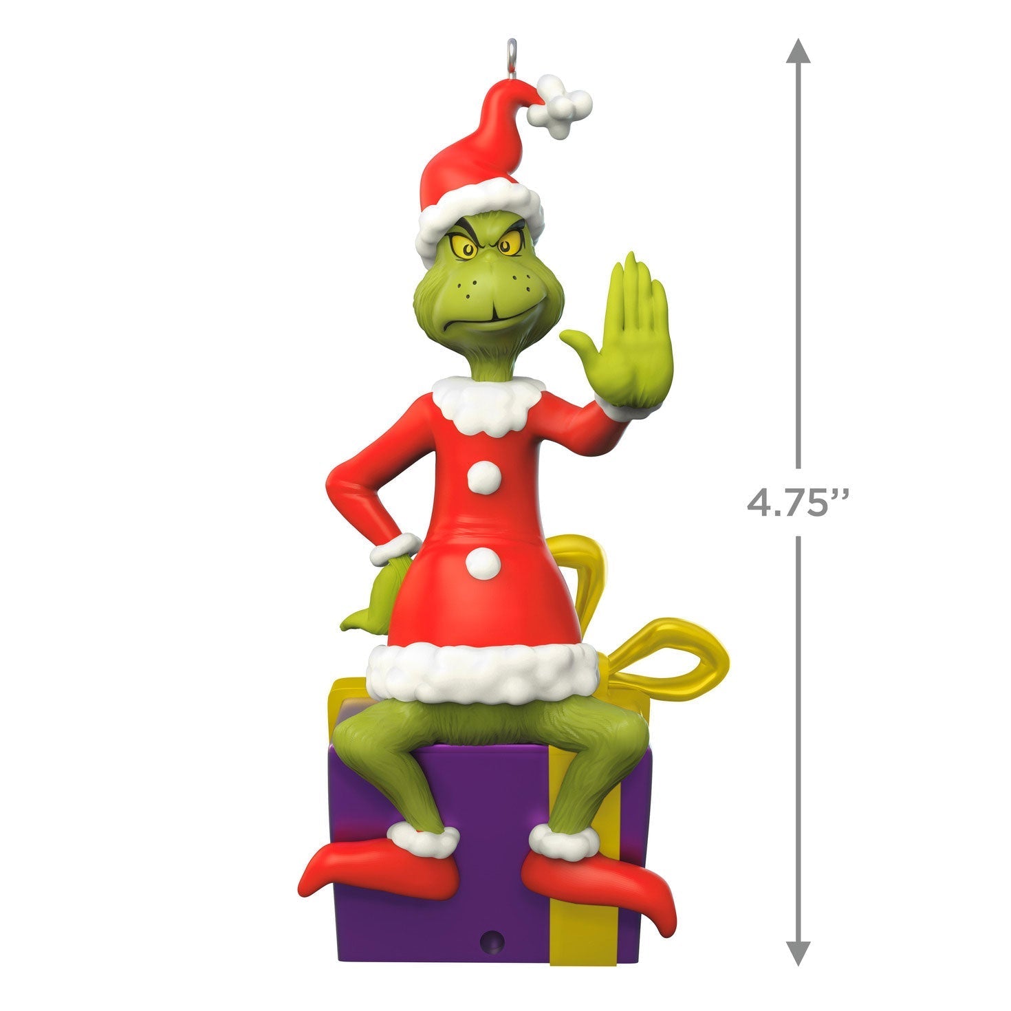 Dr. Seusss How the Grinch Stole Christmas! Grinch Peekbuster, 2023 Keepsake Ornament With Motion Activated Sound