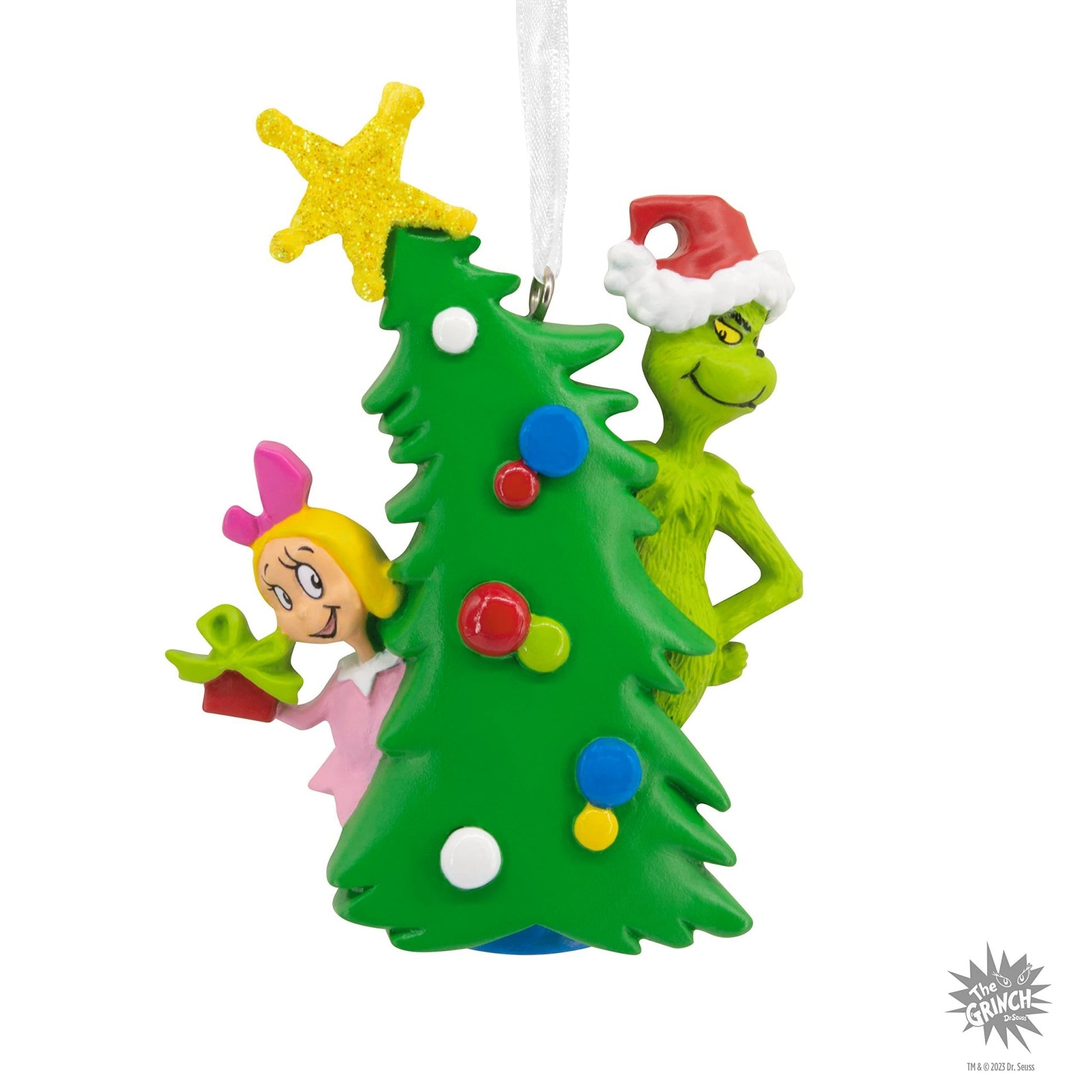 Dr. Seuss's How the Grinch Stole Christmas! Grinch With Cindy Lou Who Hallmark Ornament