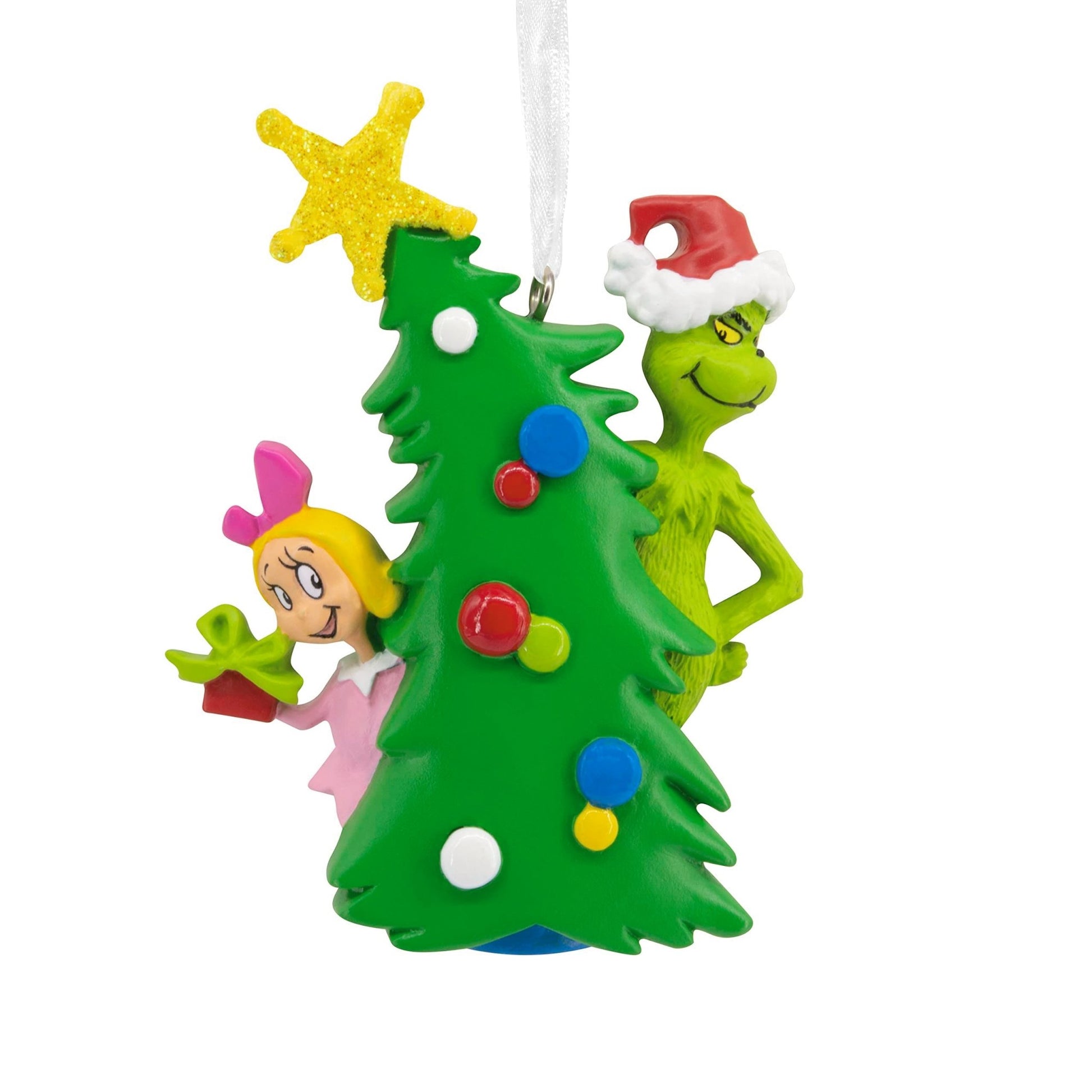 Dr. Seuss's How the Grinch Stole Christmas! Grinch With Cindy Lou Who Hallmark Ornament